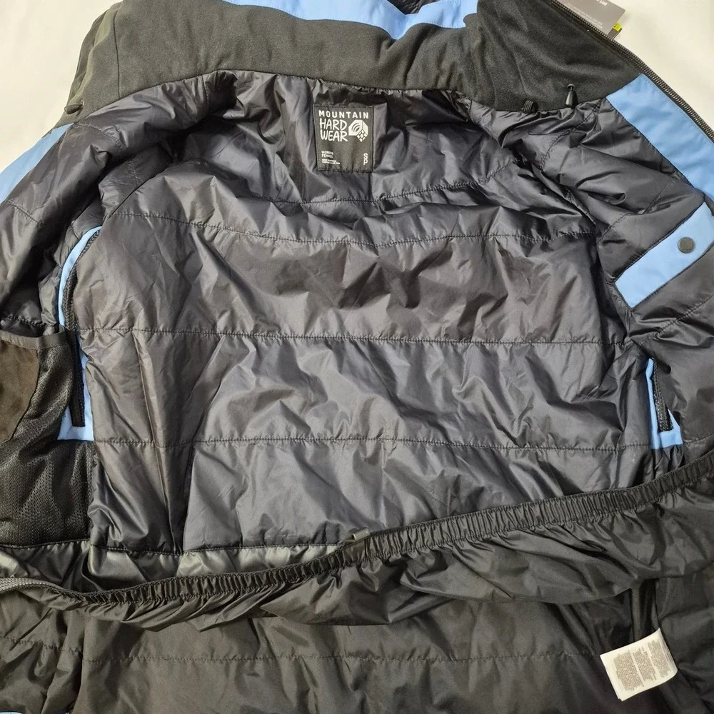 Mountain Hardwear Firefall Insulated Parka Womens S Blue Dry.Q Waterproof Jacket
